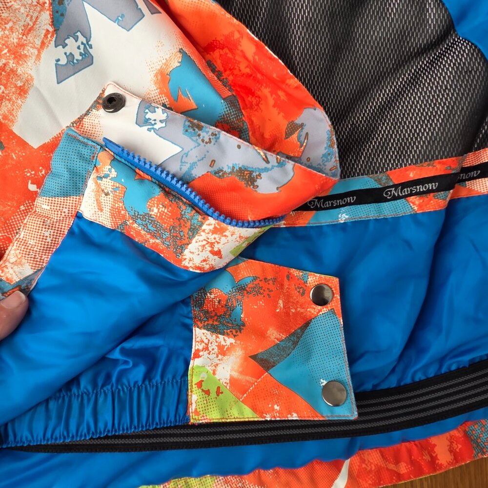 Marsnow Aquitech Multi-color, Puffer Removable hood Sporty Contemporary Women XL - Picture 10 of 14